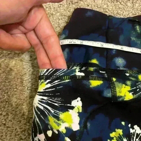 Sweaty Betty Power Full Length Workout Leggings Lime Punch Floral Print - Size S - Picture 9 of 11